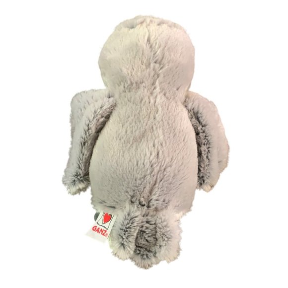 Webkinz Ganz Plush Stuffed Animal Toy Gray Owl JM334 9 in Tall - Picture 4 of 5